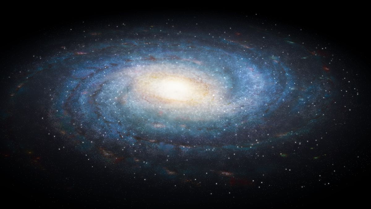 An illustration of the Milky Way